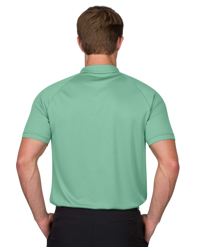 Three Sixty Six Collarless Golf Shirts for Men - Menâ€™s Casual Dry Fit Short Sleeve Polo, Lightweight and Breathable Mint - Image 4